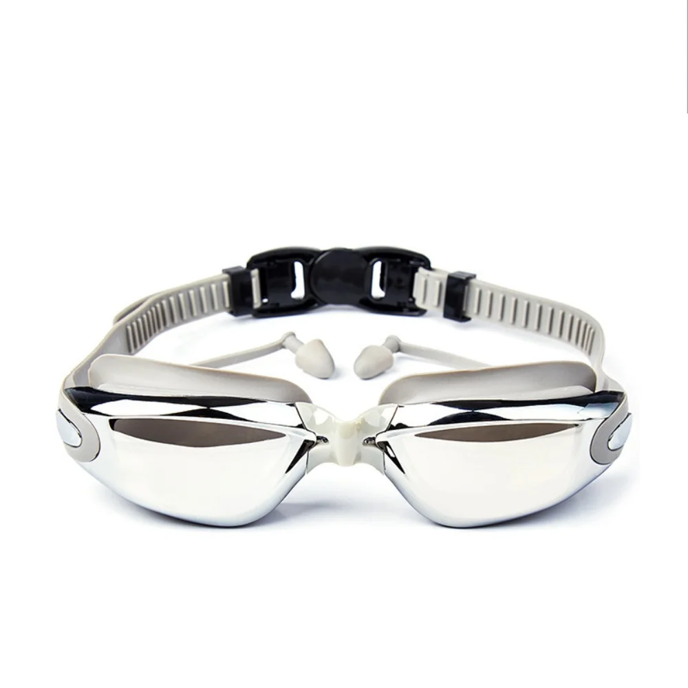 Anti-Fog Swimming Goggles with Earplugs