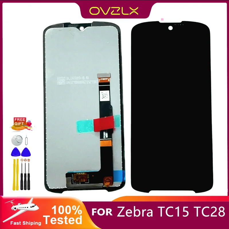 شاشة LCD استبدال لزيبرا TC15 TC28