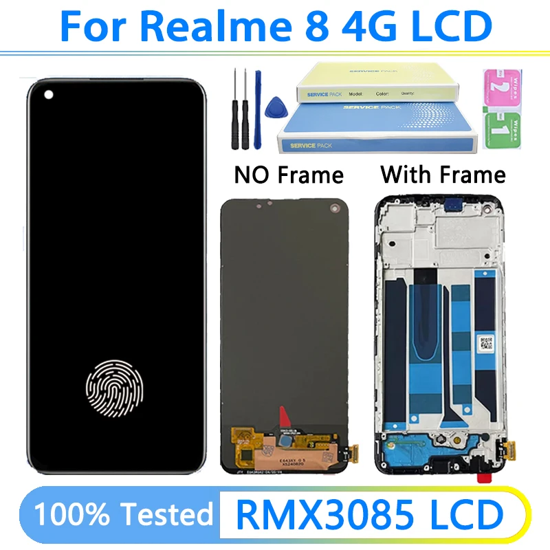 شاشة Realme 8 4G LCD بديل