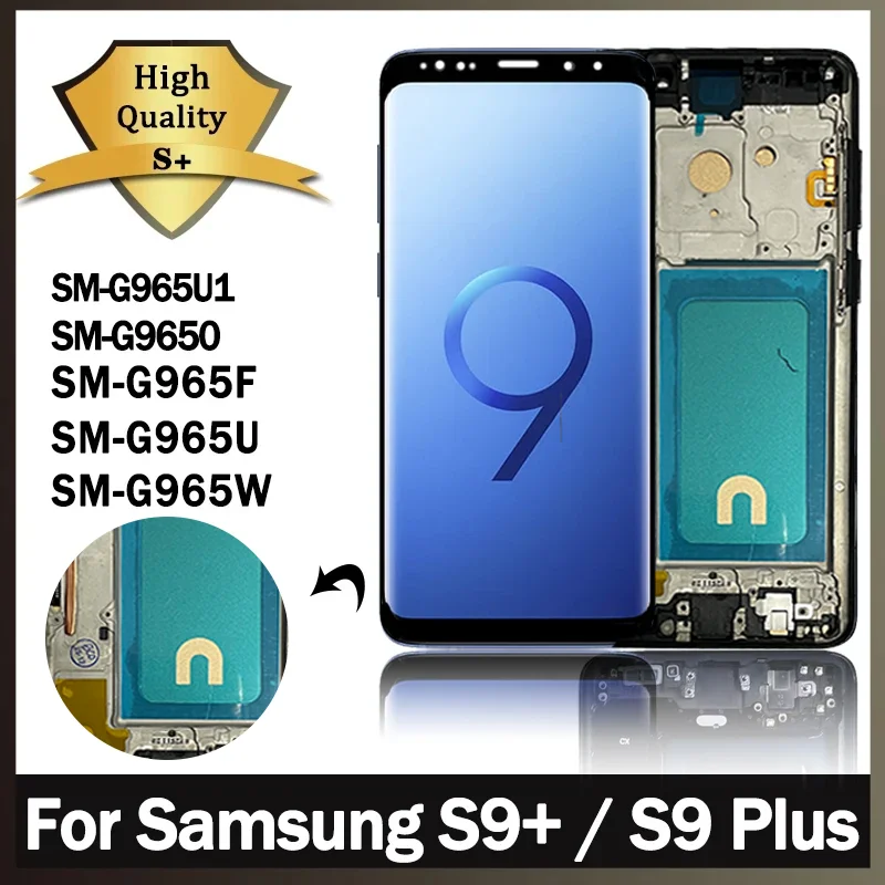 شاشة LCD لجهاز سامسونج S9 بلس