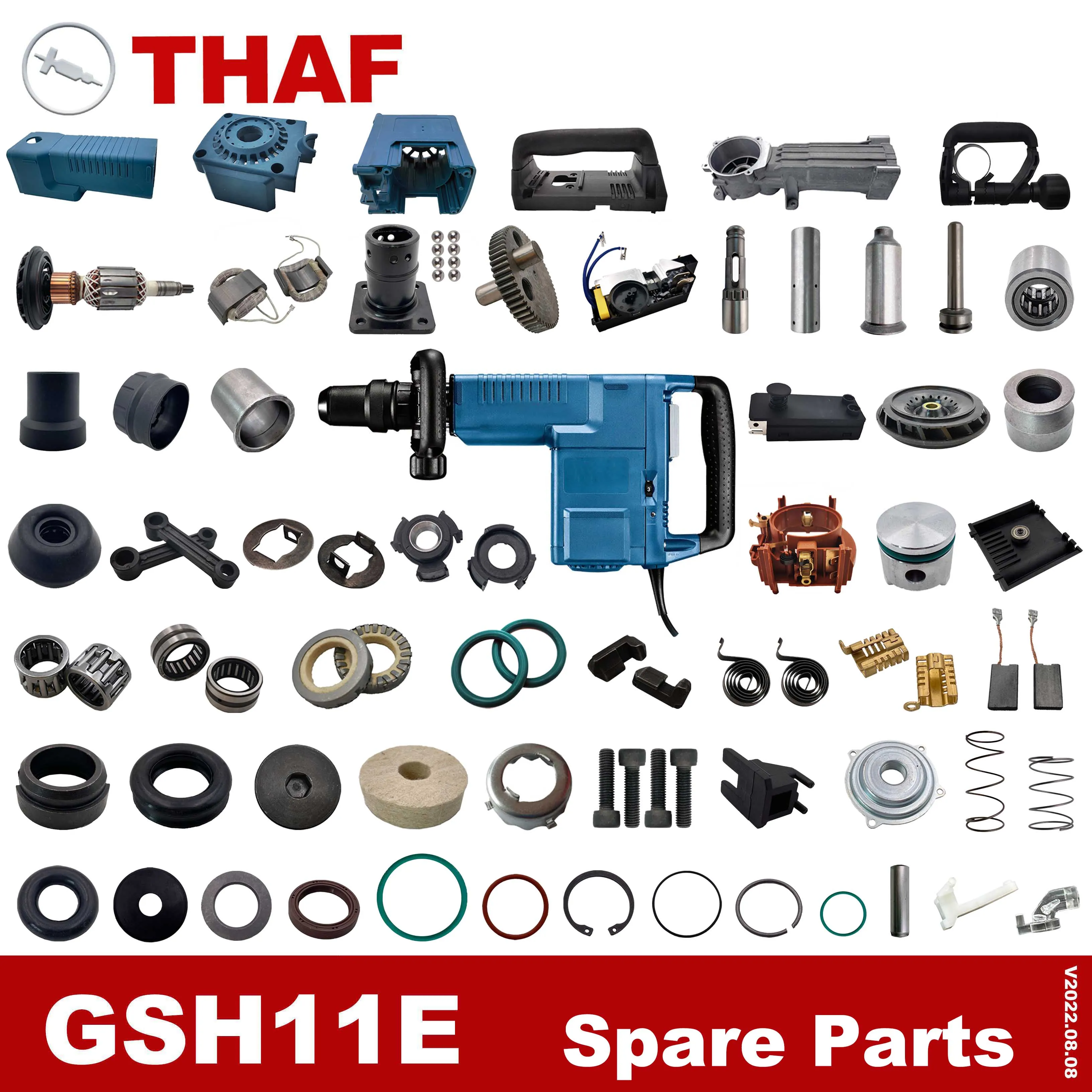 ملحقات THAF لمطرقة بوش GSH11E