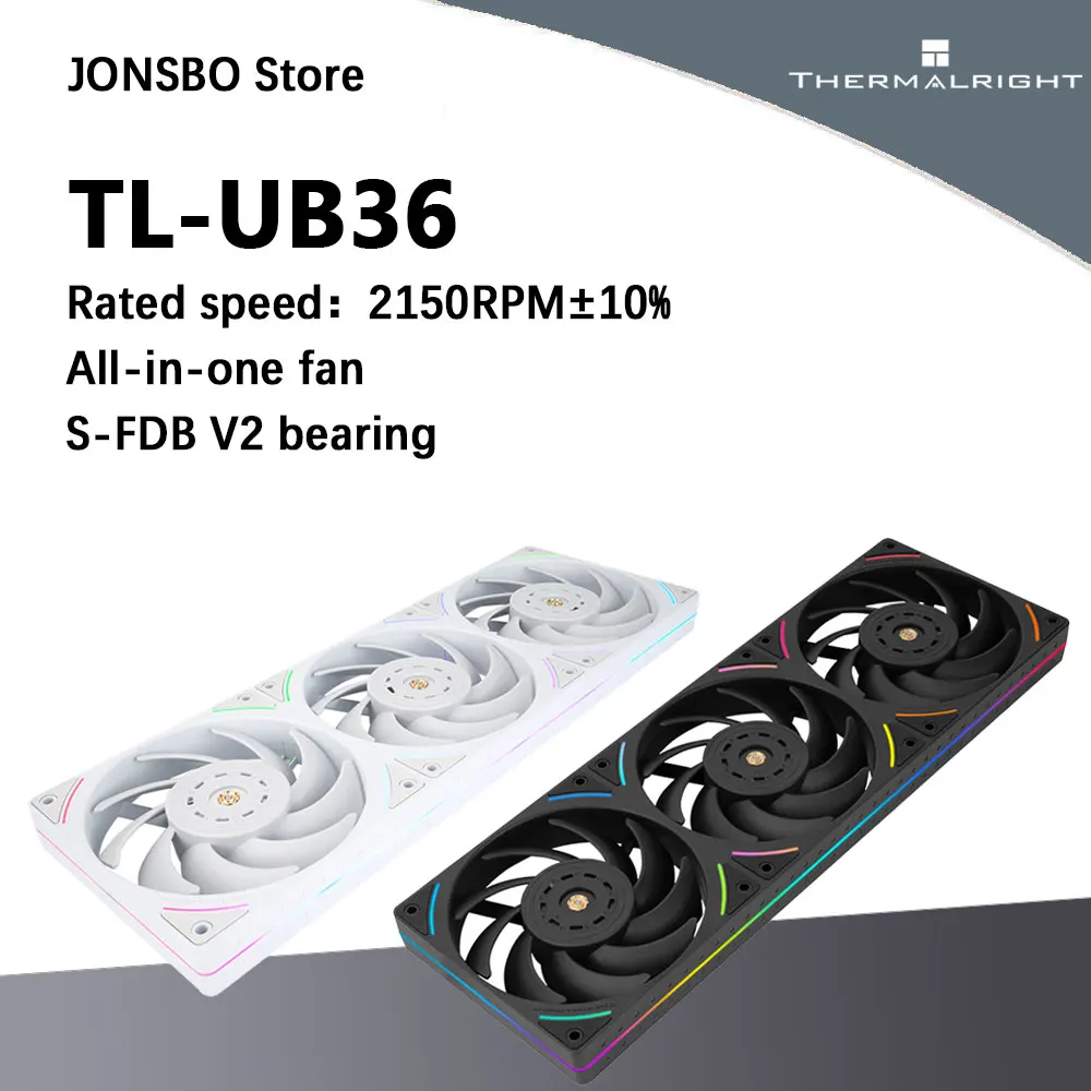 مروحة مشعاع ARGB تيرمالرايت TL-UB36 360 مل