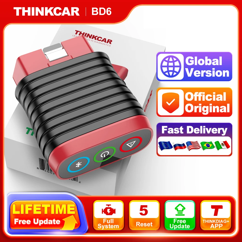ماسح THINKCAR BD6 OBD2 للسيارات