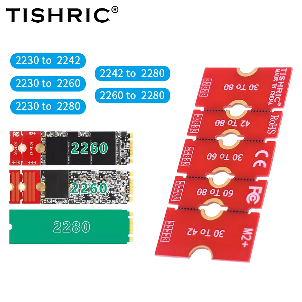 محول TISHRIC M.2 SSD الممتد للذاكرة