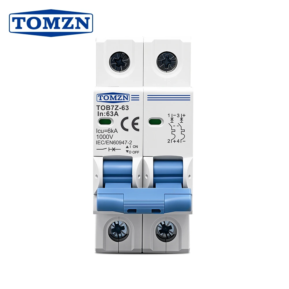 TOMZN Solar Mini Circuit Breaker 1000V