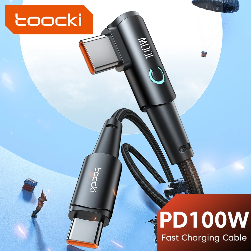 كابل شحن سريع USB C 100 واط