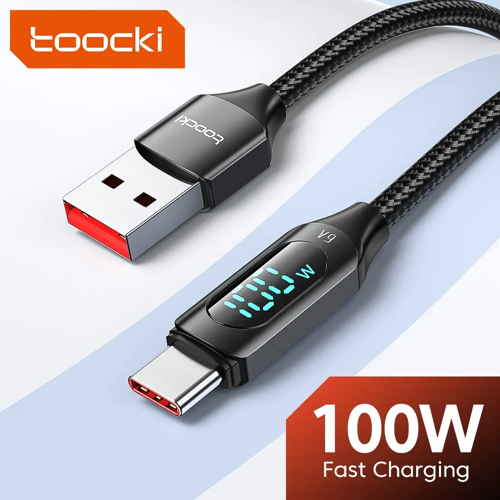 Toocki 100W USB Type C Fast Charging Cable