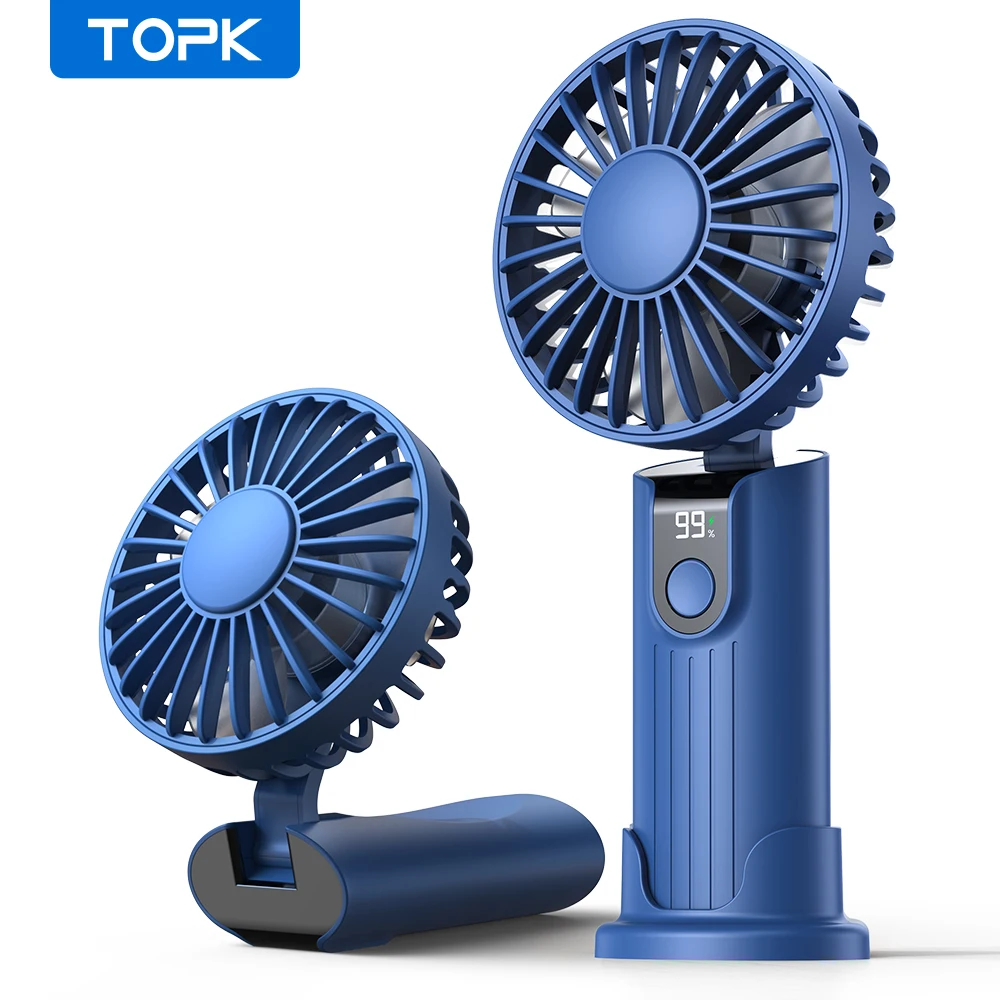 مروحة محمولة TOPK 5000mAh USB