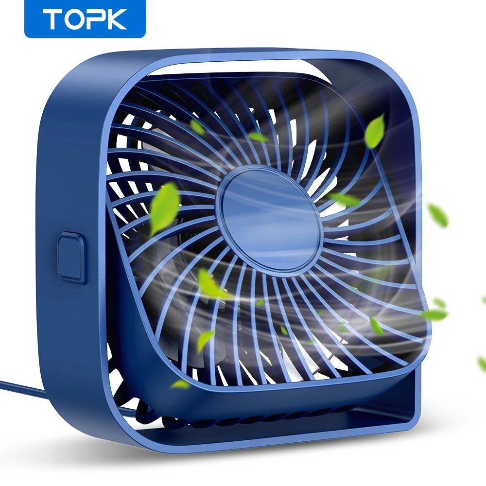 مروحة صغيرة محمولة TOPK بتدفق هواء قوي