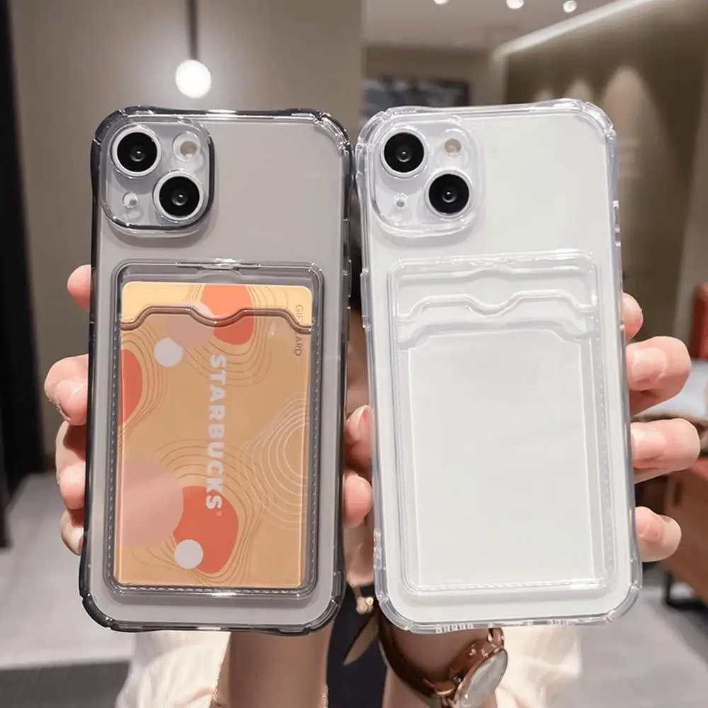 Transparent Card Holder Phone Case
