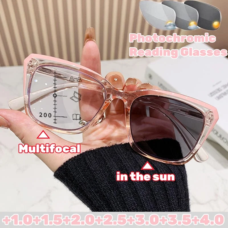 Transparent Multifocal Reading Glasses for All