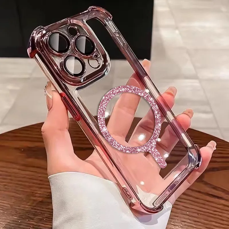 Glitter Shockproof Magnetic Phone Case