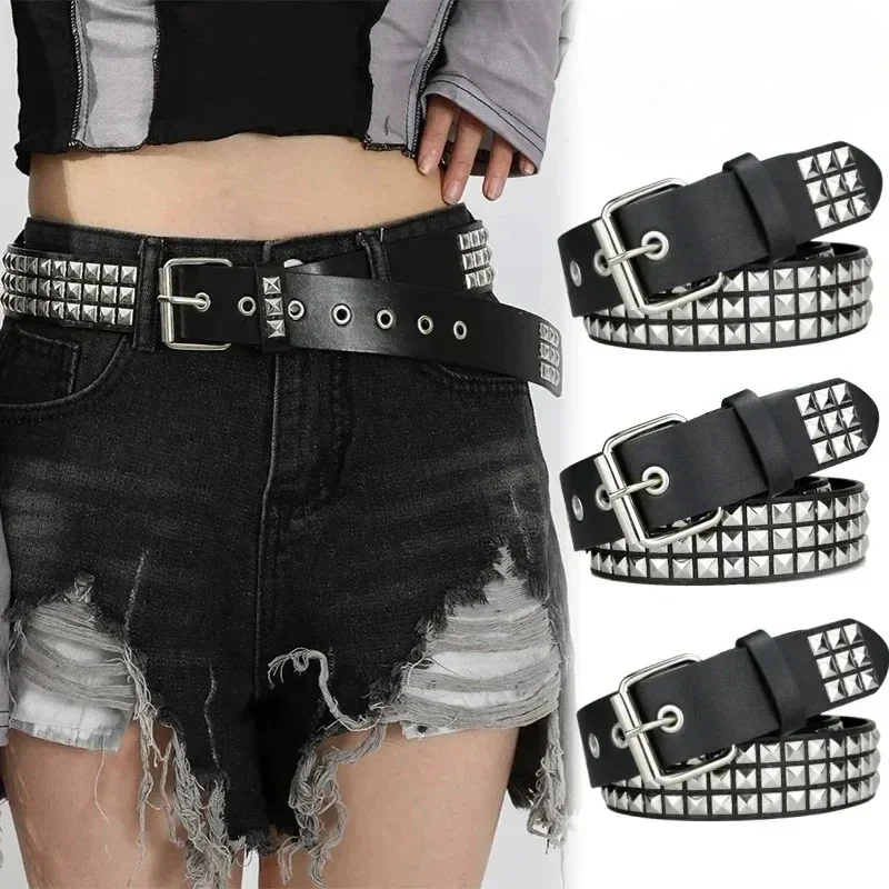 Stylish Punk Metal Rivet Belt for All
