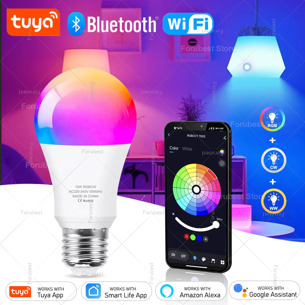 لمبة LED ذكية RGB E27