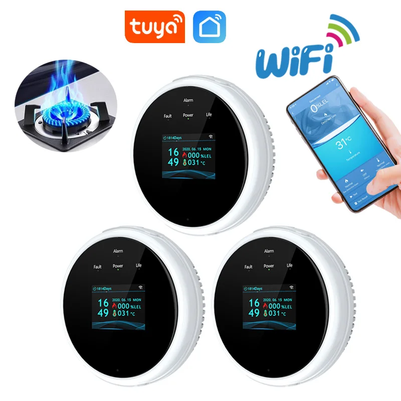 كاشف الغاز الذكي Tuya WiFi