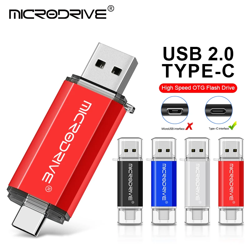 محرك فلاش USB TYPE-C سعة 128 جيجابايت