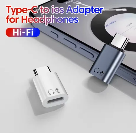 USB-C to Lightning Earphone Adapter