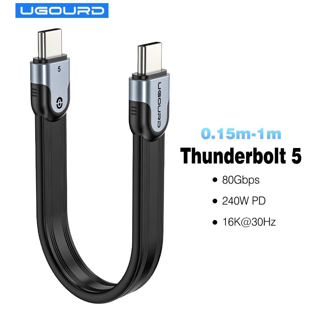 UGourd Thunderbolt 5 High-Speed Data Cable