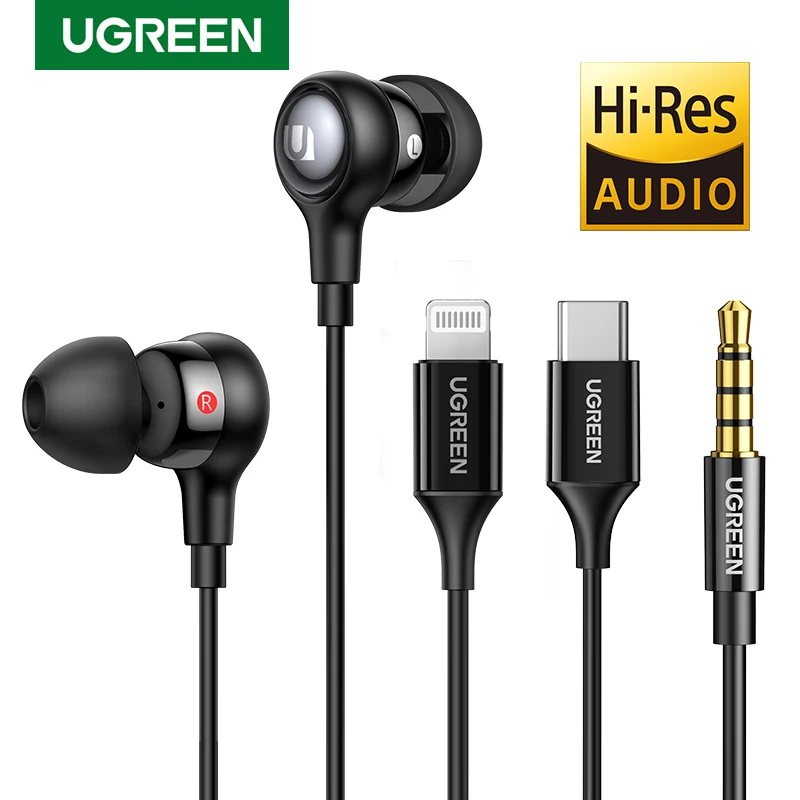 سماعات UGREEN مع ميكروفون وإلغاء الضوضاء