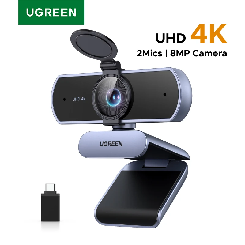 كاميرا ويب UGREEN بدقة 4K فائق الجودة