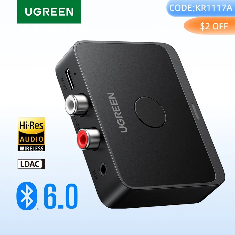 محول بلوتوث UGREEN مع نظام Hi-Fi