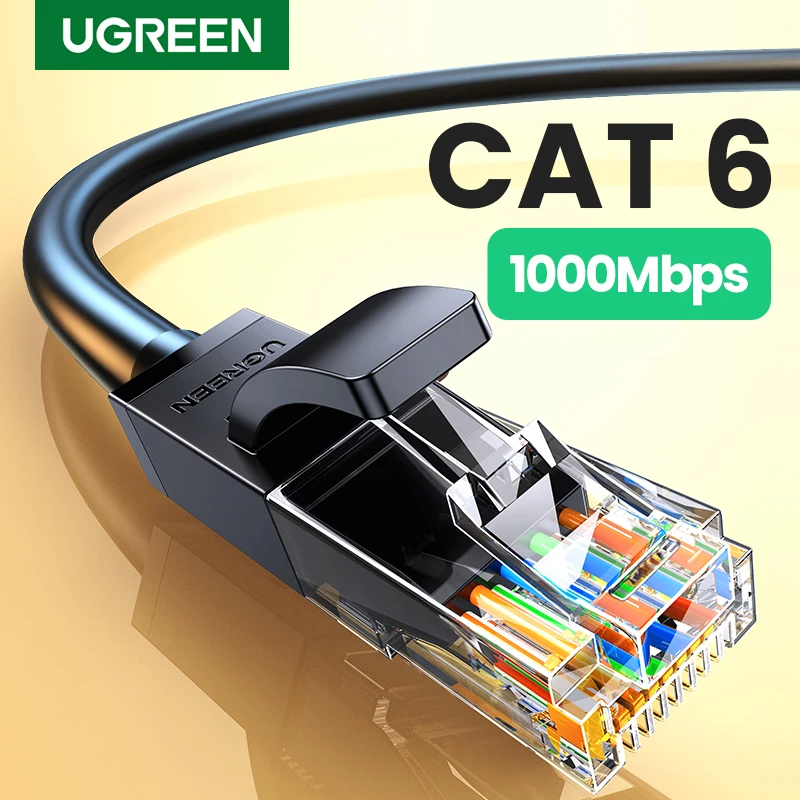 كابل إيثرنت UGREEN CAT 6 عالي السرعة