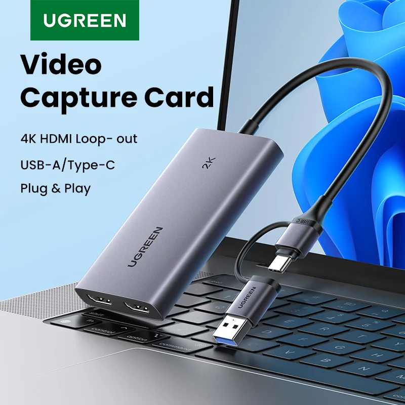 بطاقة التقاط الفيديو UGREEN بدقة 2K