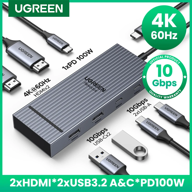 محور يو جي جرين USB-C 7 في 1