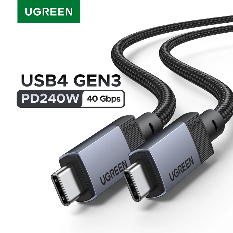 كابل UGREEN USB4 Gen3 لشحن سريع