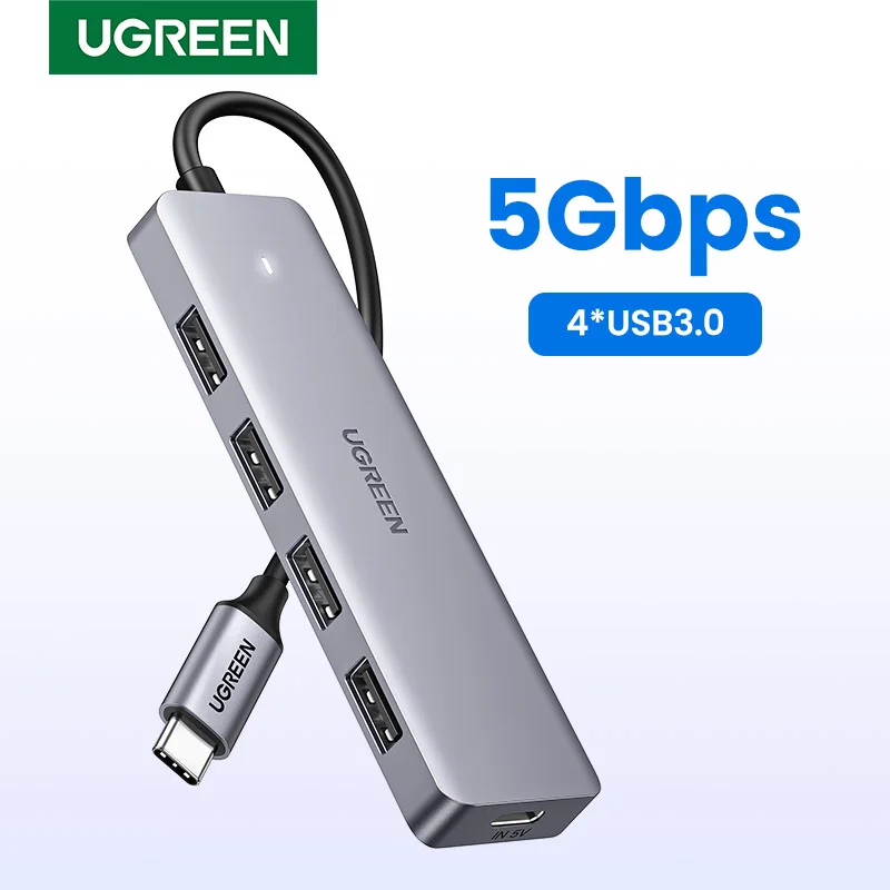 محول يو جي رين USB Type C متعدد المنافذ