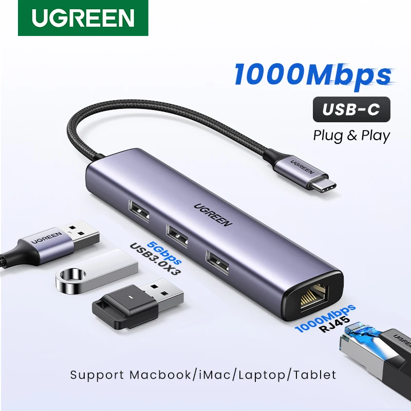 محور USB-C متعدد الاستخدامات UGREEN