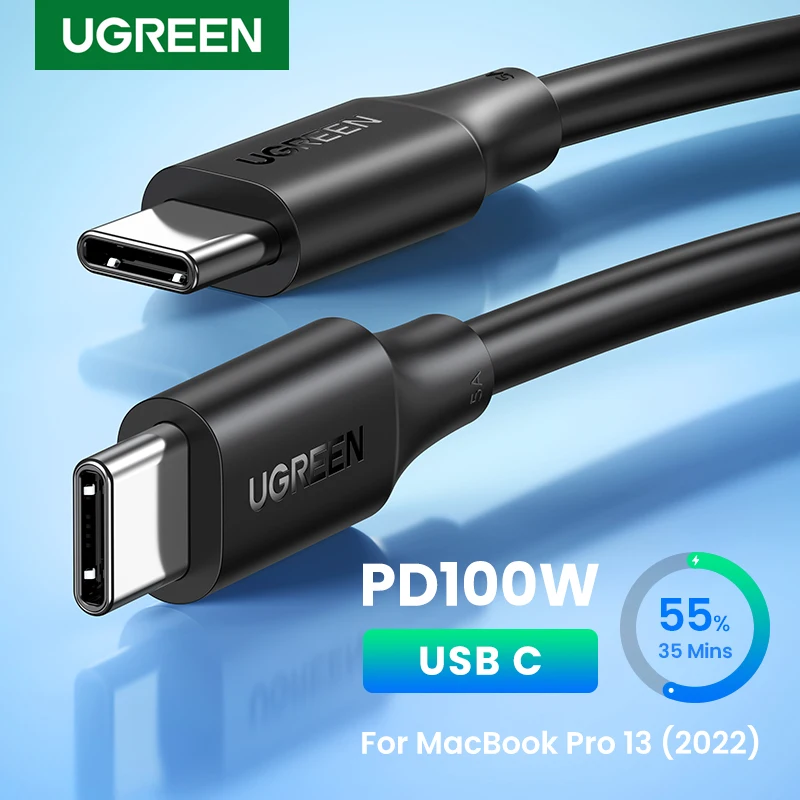 كابل UGREEN USB C PD100W شحن سريع