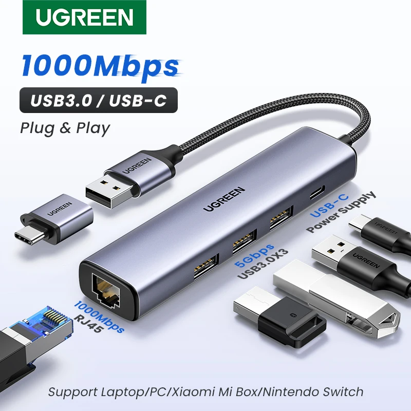 UGREEN USB Ethernet Adapter for Fast Networking