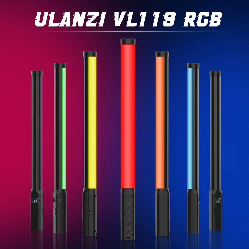 Ulanzi VL119 عصا ضوء RGB 19.68 بوصة