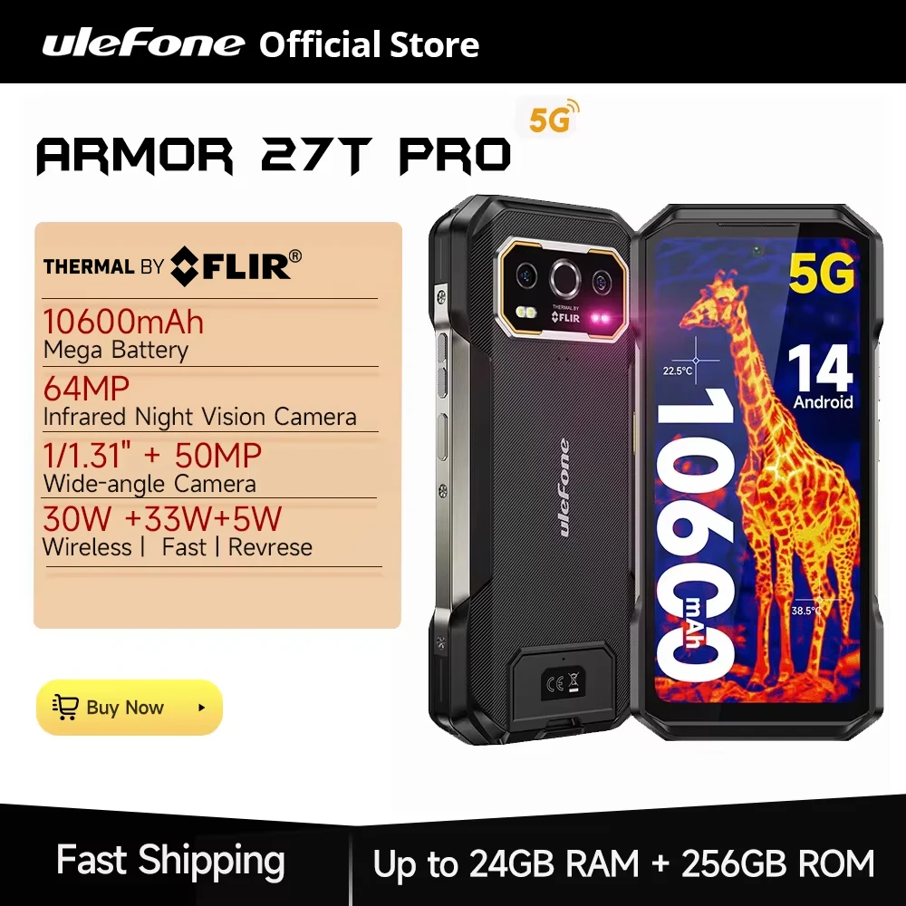 هاتف Ulefone Armor 27T Pro قوي