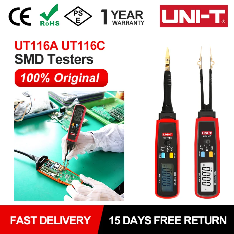 UNI-T UT116A SMD Voltage Meter Tester