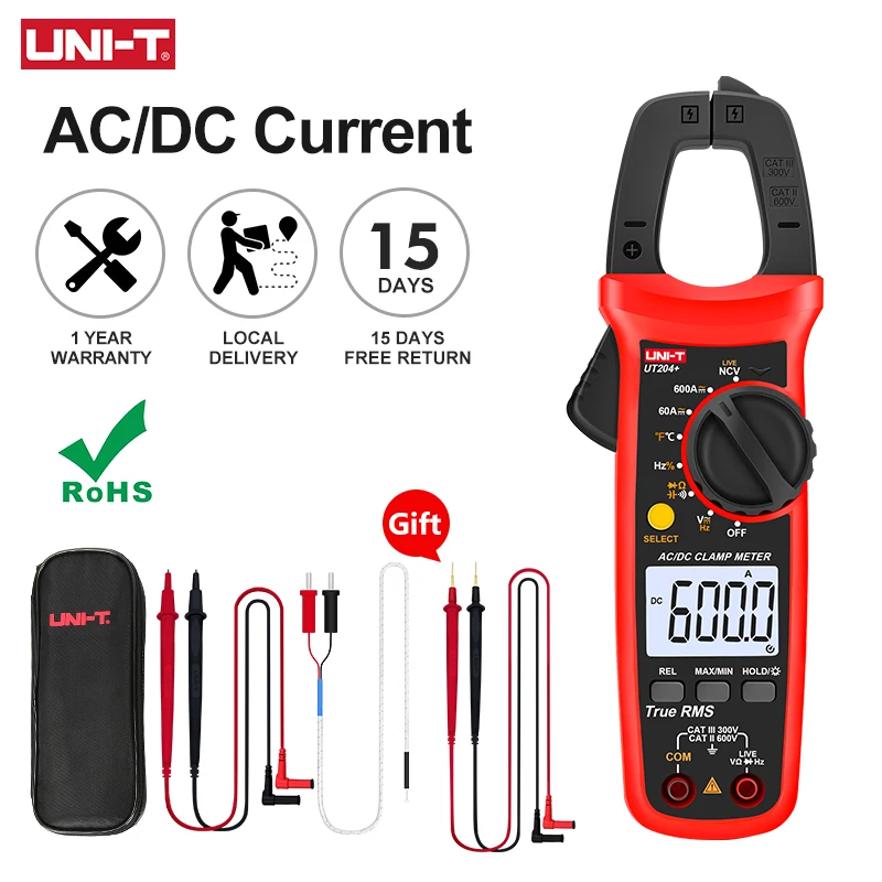 مقياس التيار الكهربائي UNI-T UT204