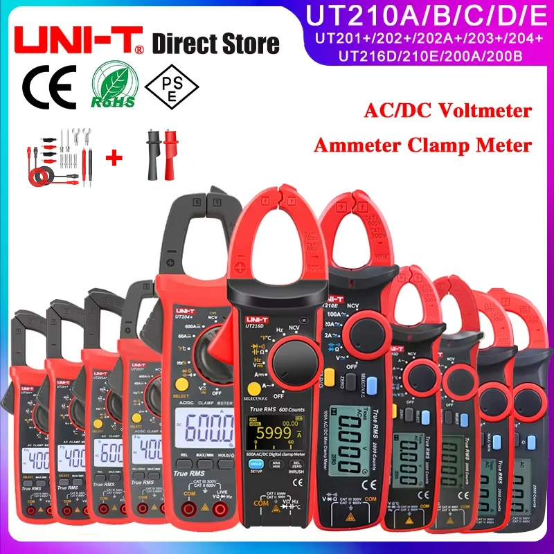مقياس التيار المتناوب UT210E المتميز