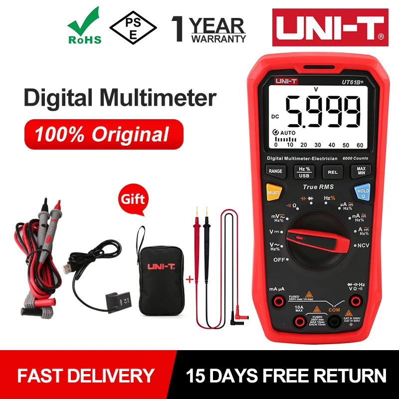 UNI-T UT61B+ Digital Multimeter