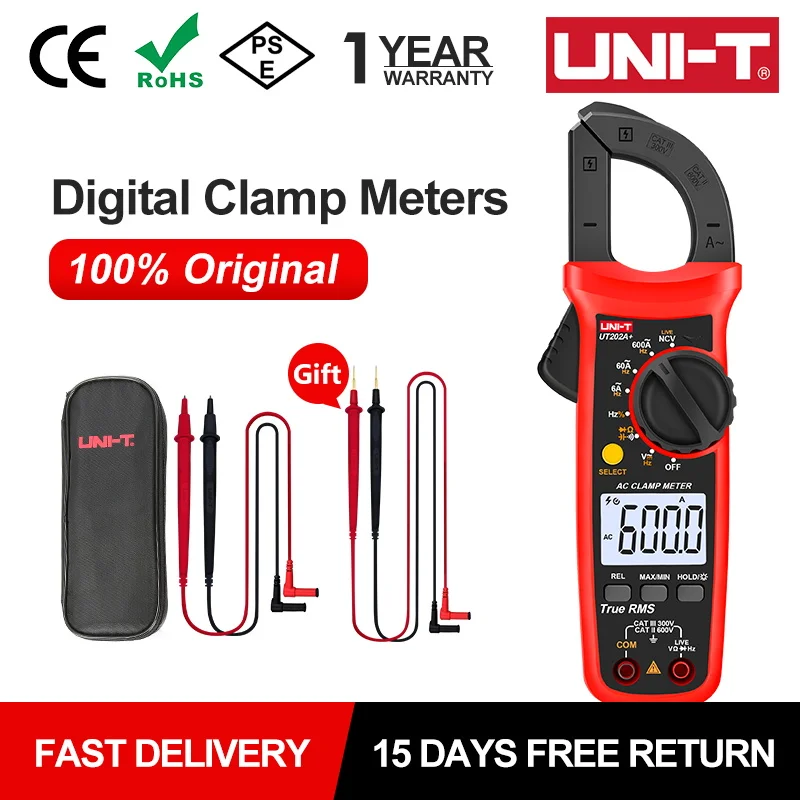 Professional Digital AC Current Clamp Meter