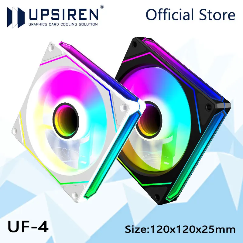 مروحة هيكل الكمبيوتر UPSIREN UF-4