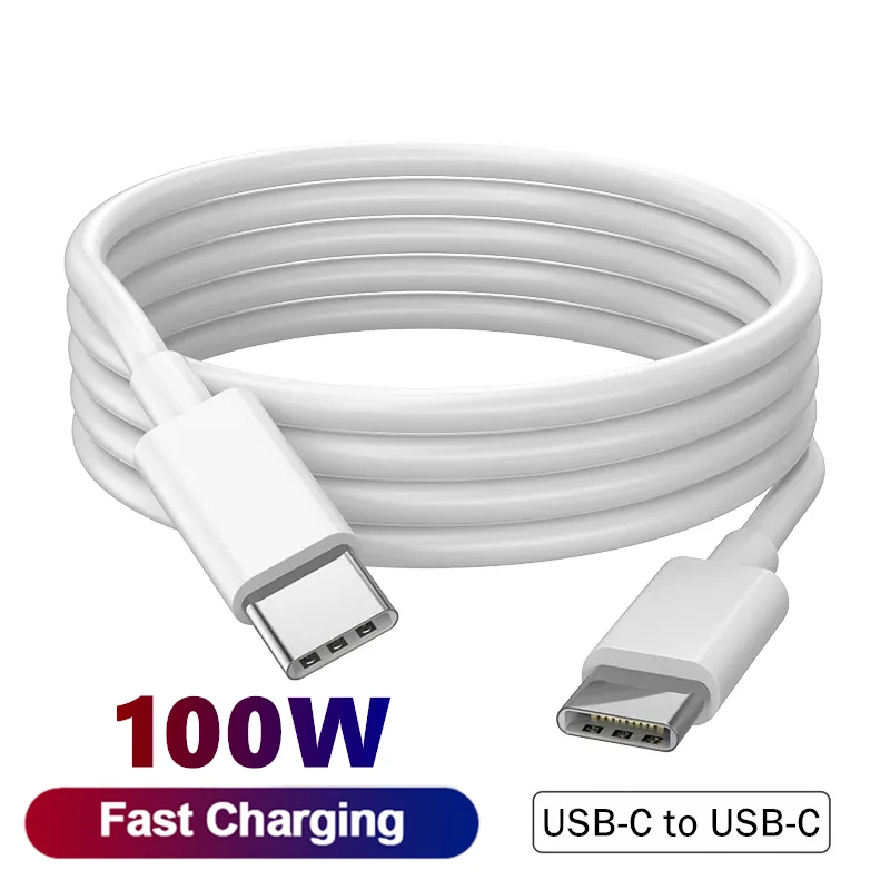 كابل شحن سريع USB-C 100 واط