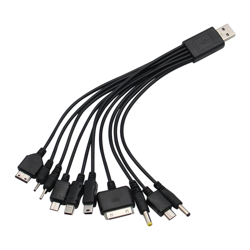 كابل شحن USB متعدد الاستخدامات 10 في 1