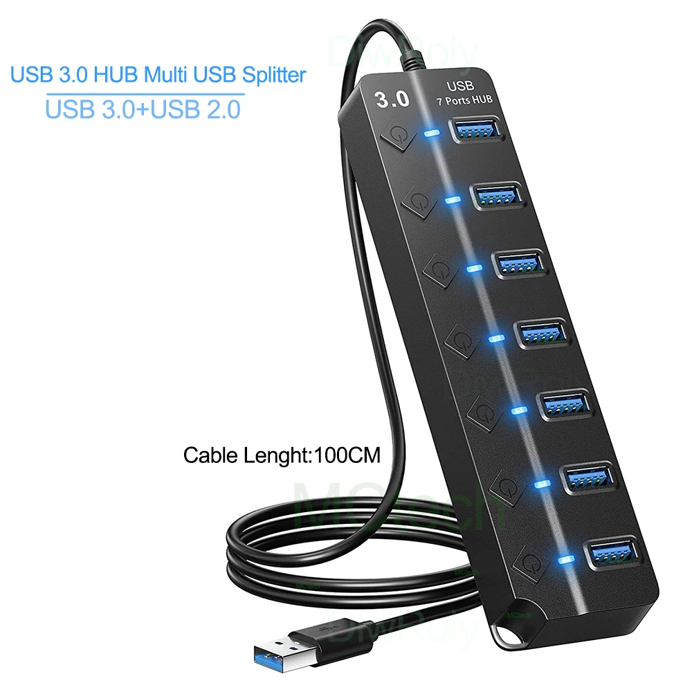 محور USB 3.0 متعدد بوصلات طويلة