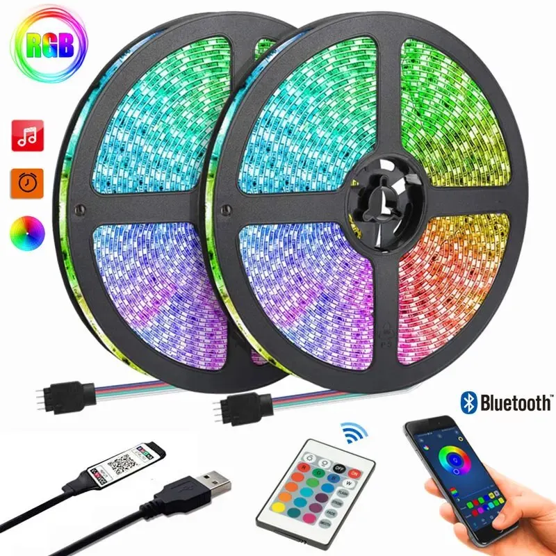 RGB LED Strip Lights with Remote Control