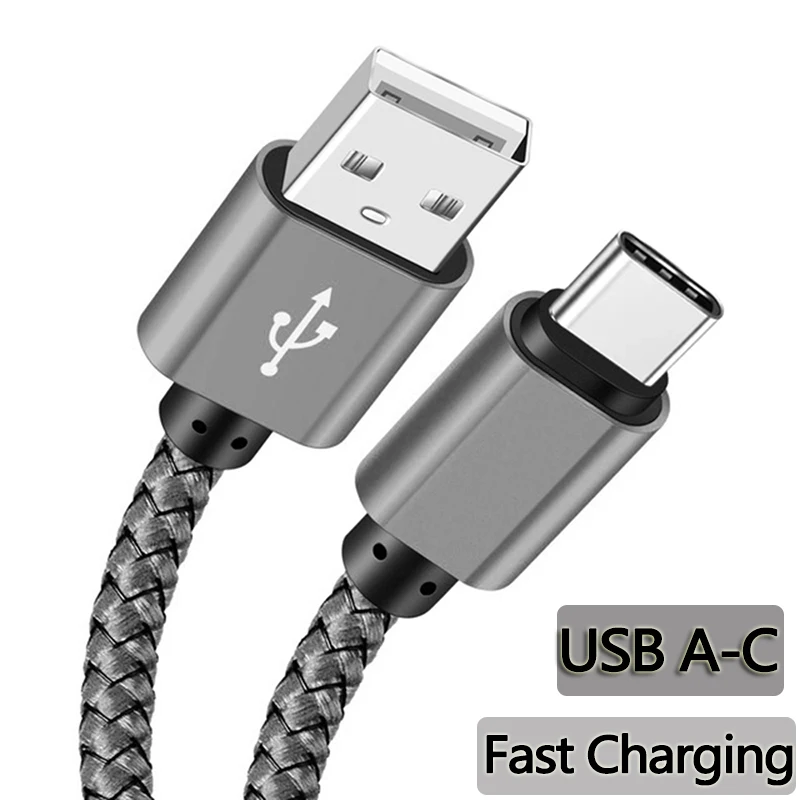 كابل بيانات شحن سريع USB-C لهواتف أندرويد