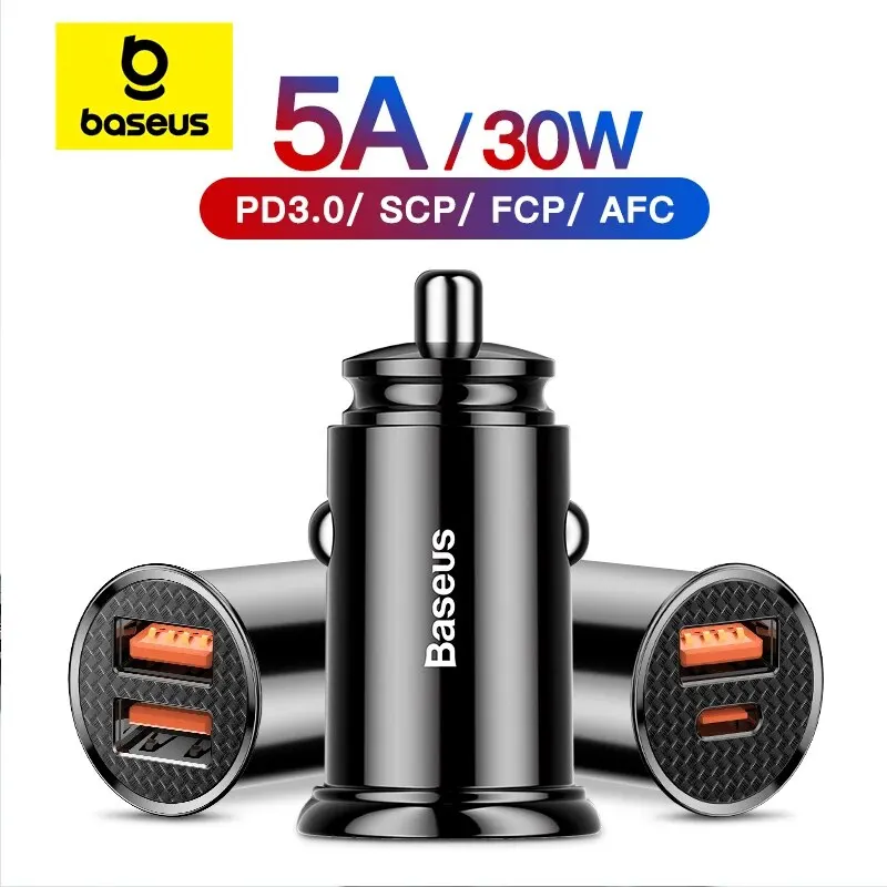 شاحن USB Baseus سريع 30W لهواتف iPhone