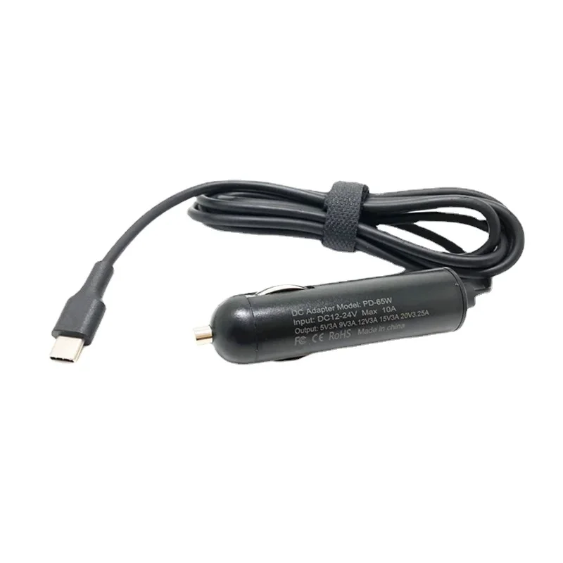 شاحن سيارة USB نوع C 65 واط