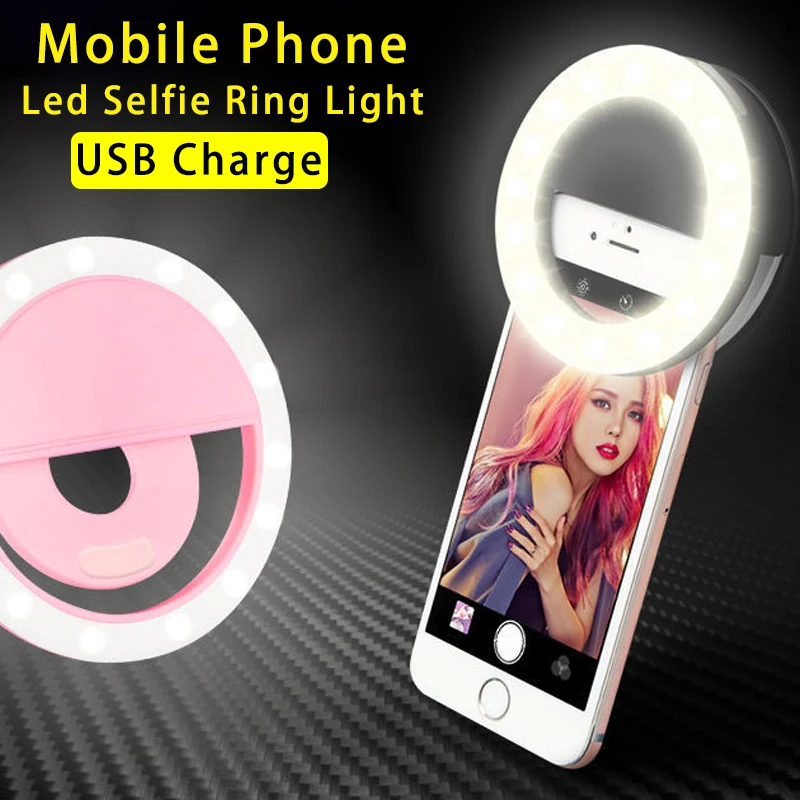 USB LED Selfie Ring Light for Phones