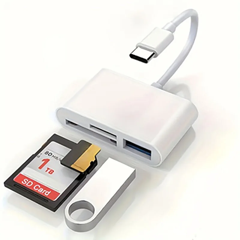 قارئ بطاقات الذاكرة USB C الشامل